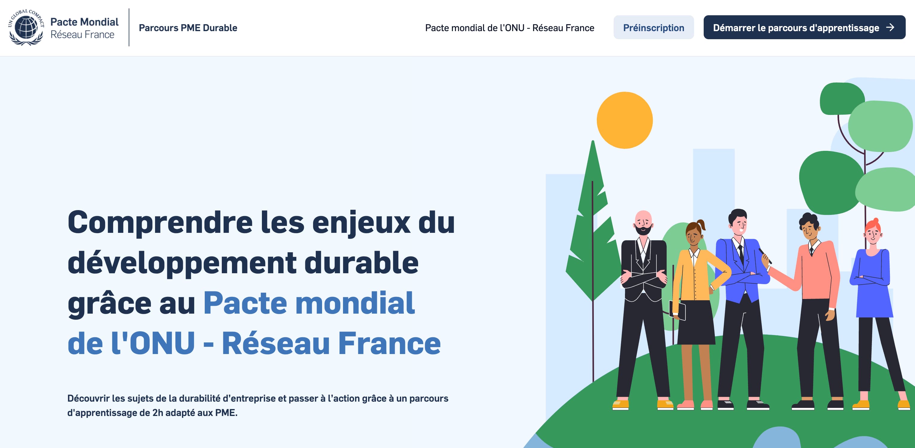 PACTE MONDIALE PARCOURS RSE PME